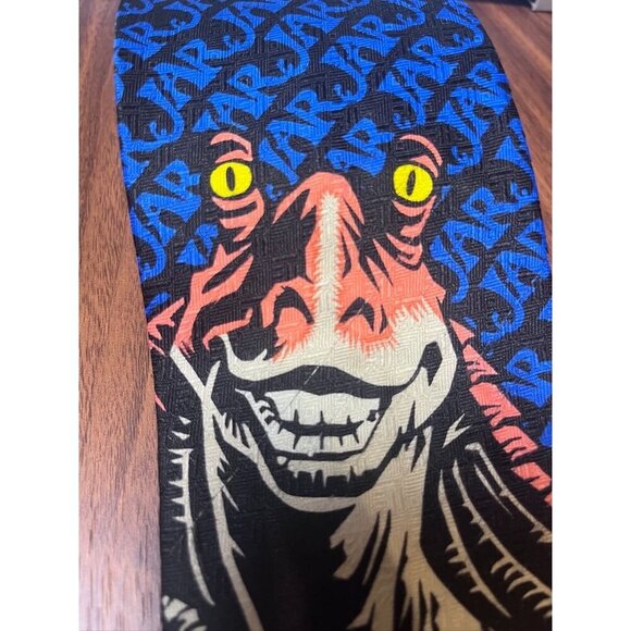 Star Wars Tie Men 60" Blue Big Jar Jar Binks Galactic Republic Gungan Grand Army - Picture 2 of 9